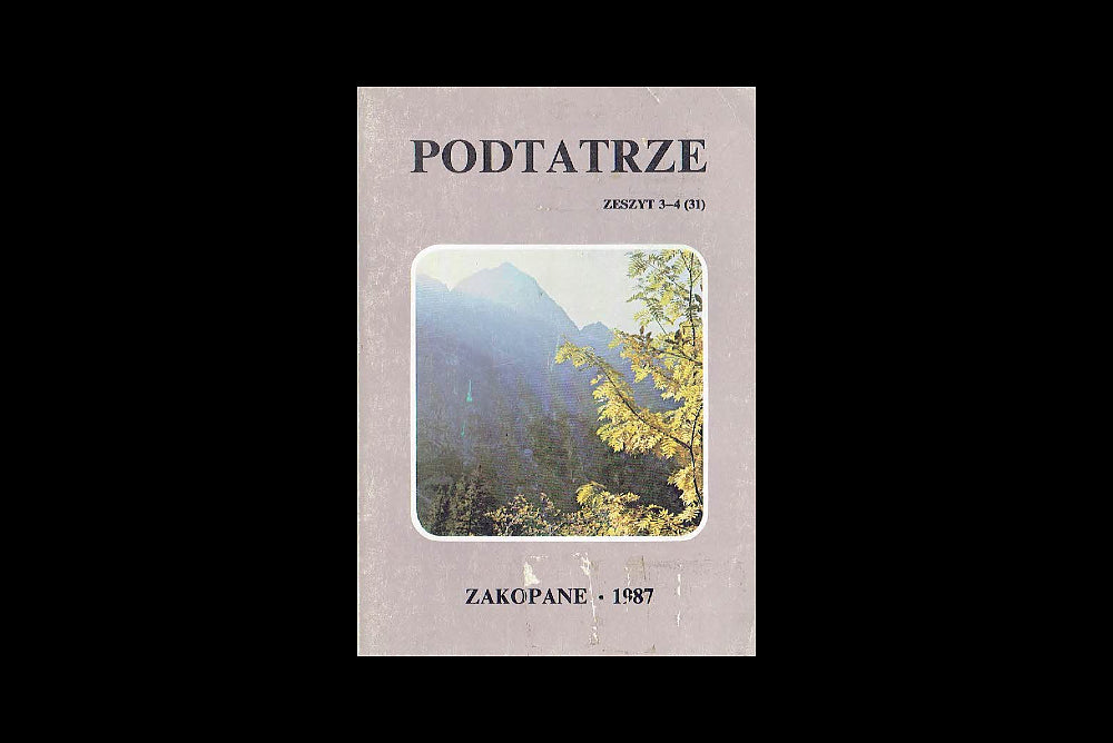 Podtatrze 1987 zeszyt 3-4
