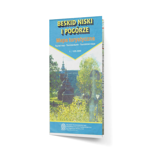 Beskid Niski i Pogórze. Mapa turystyczna