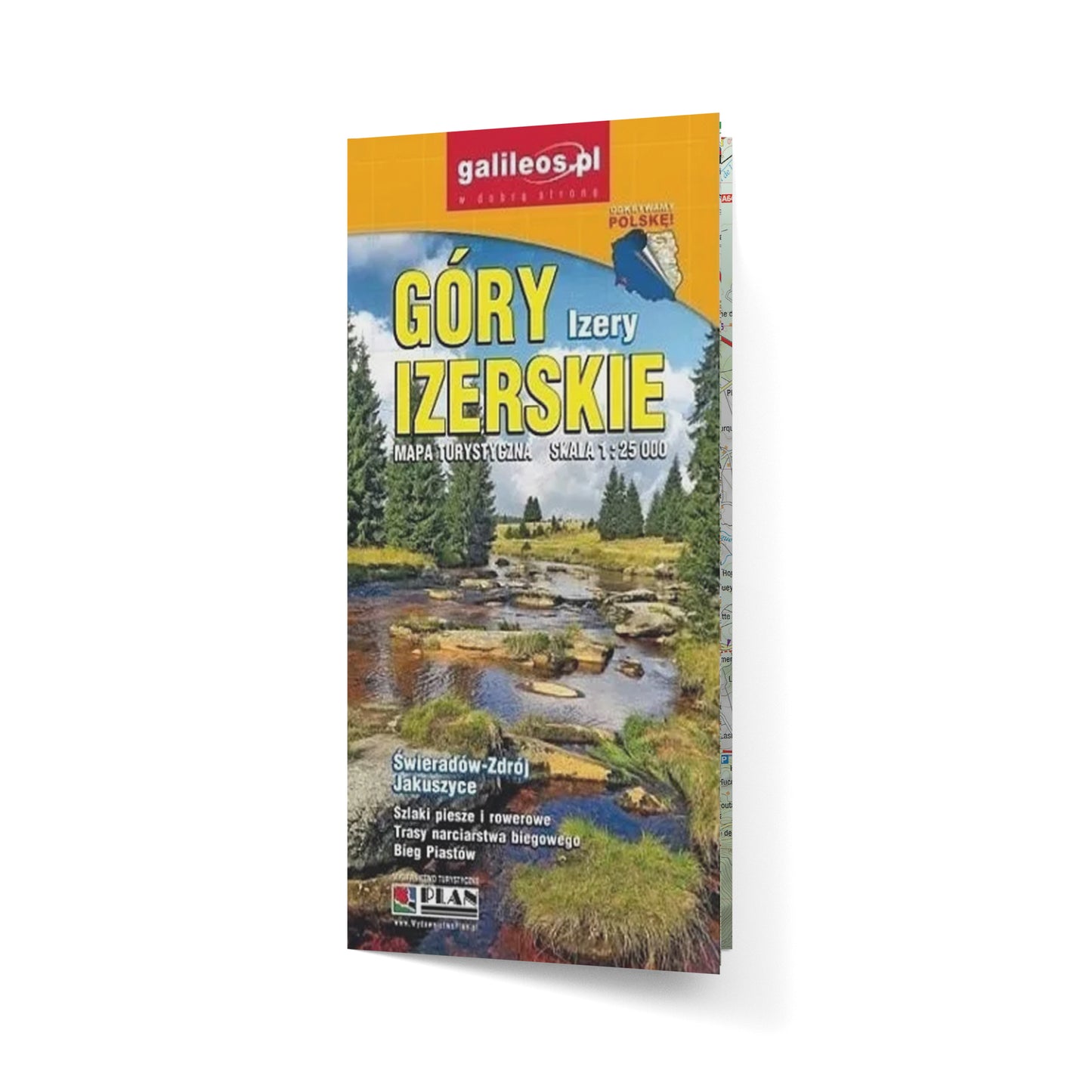 Góry Izerskie. Izery 1:25 000. Mapa turystyczna