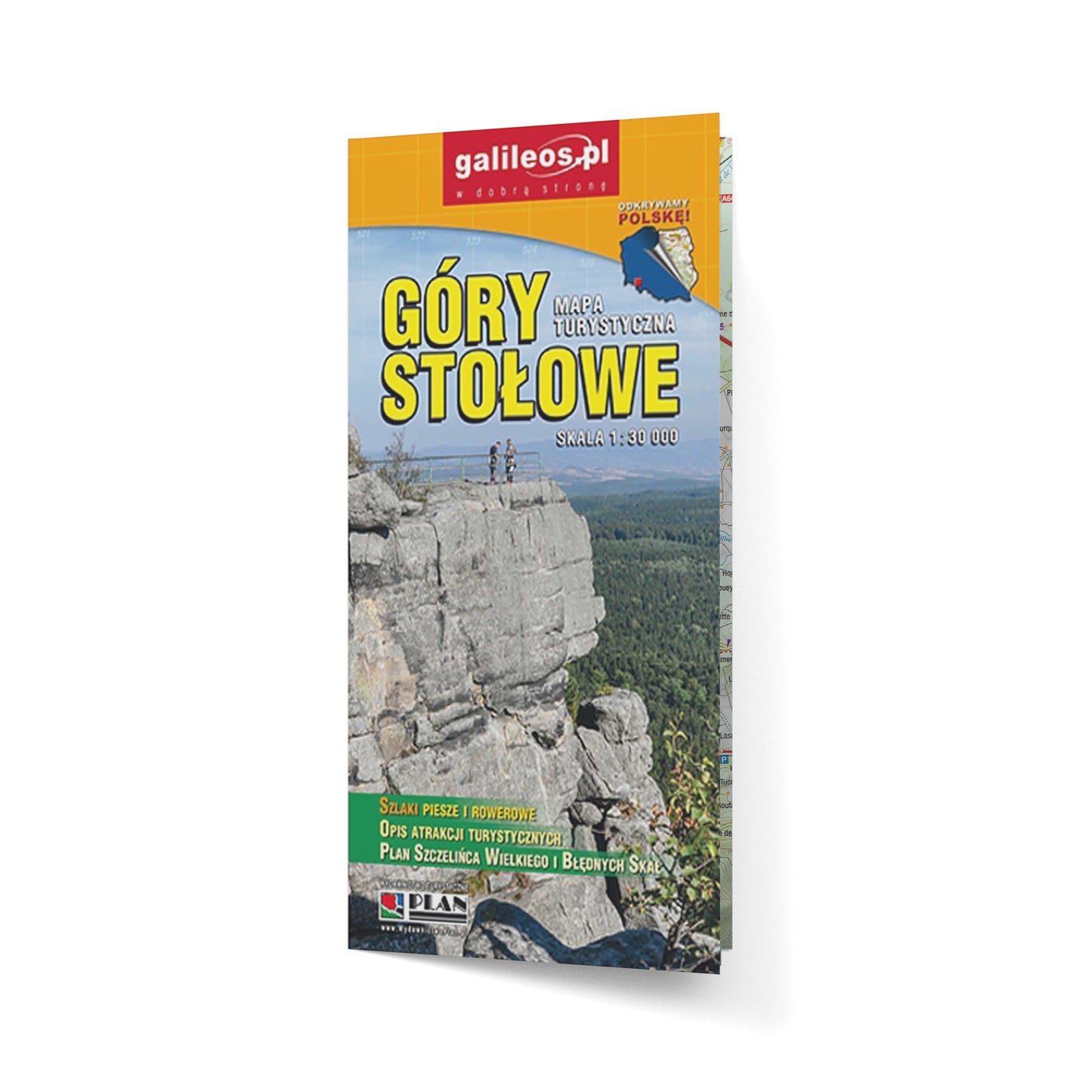 Góry Stołowe 1:30 000. Mapa turystyczna