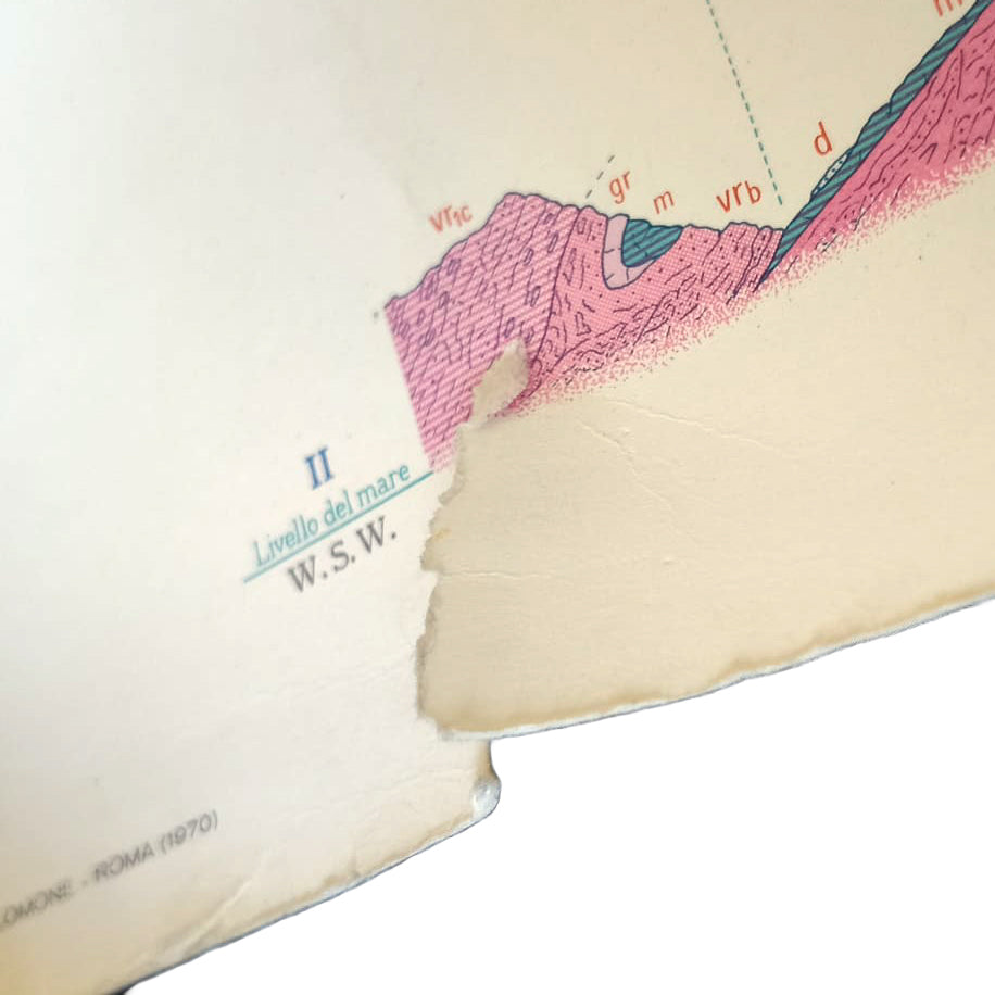 Carta Geologica d'Italia. Massa. 1:25.000 (Mapa Geologiczna Włoch)