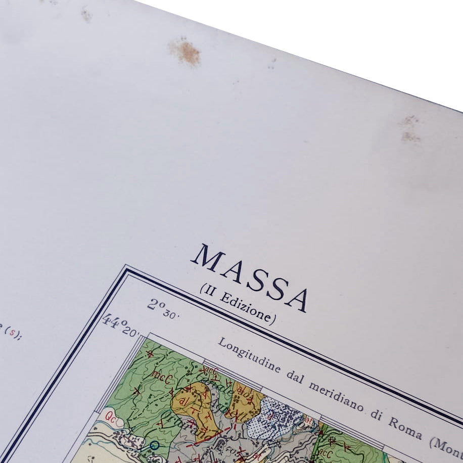 Carta Geologica d'Italia. Massa. 1:25.000 (Mapa Geologiczna Włoch)