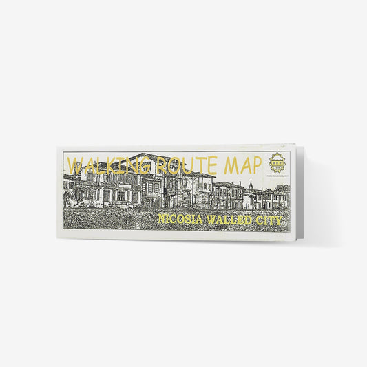 Nicosia walled city. Walking Poute Map