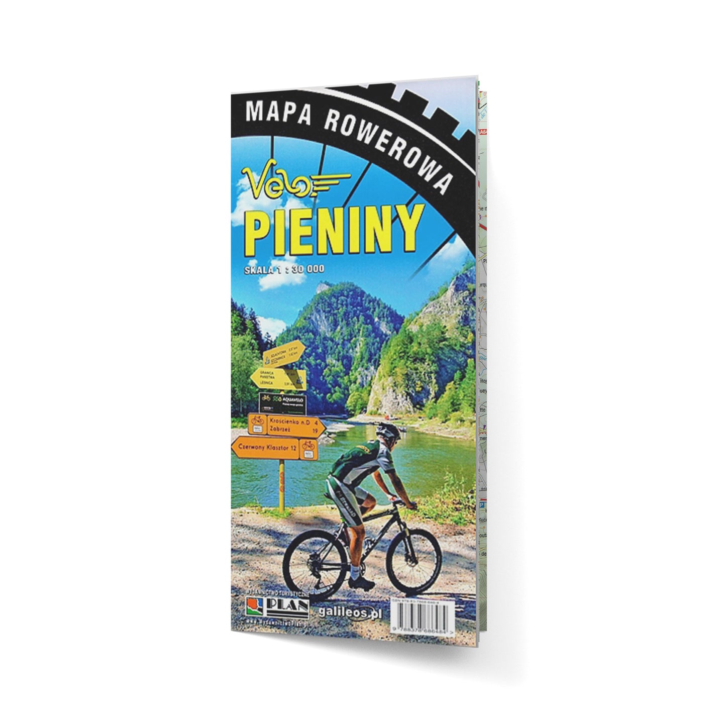 Pieniny 1:30 000. Mapa rowerowa