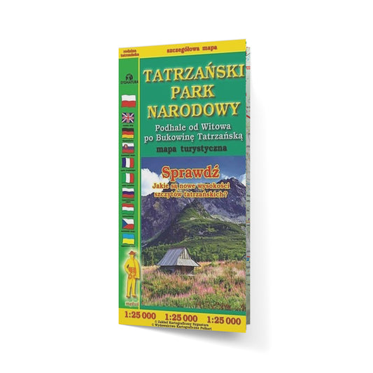 Tatrzański Park Narodowy. Podhale od Witowa po Bukowinę Tatrzańską - mapa laminowana