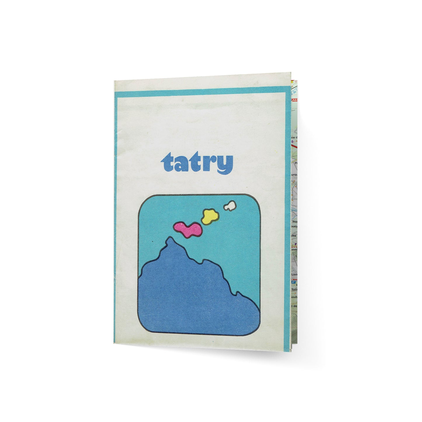 Tatry. Widok od północy. Mapa panoramiczna z planem Zakopanego