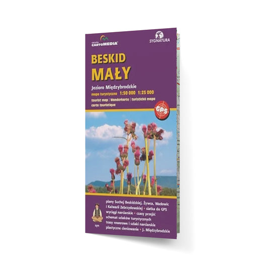 Beskid Mały. Jezioro Międzybrodzkie. Mapa turystyczna 1:50 000 1:25 000