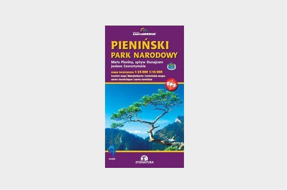 Pieniński Park Narodowy. Mapa laminowana 1:25000 i 1:15000