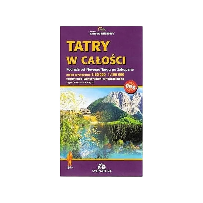 Tatry w całości - mapa 1:50 000