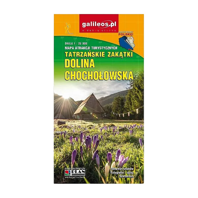 Tatrzańskie Zakątki: Dolina Chochołowska, mapa 1:25 000