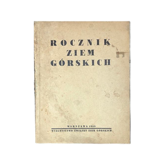 Rocznik Ziem Górskich