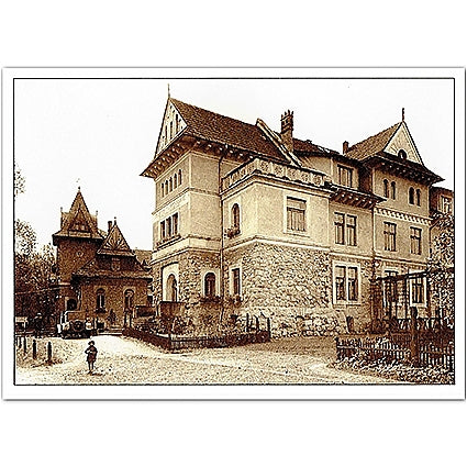 Pocztówka - gmach główny Muzeum Tatrzańskiego
