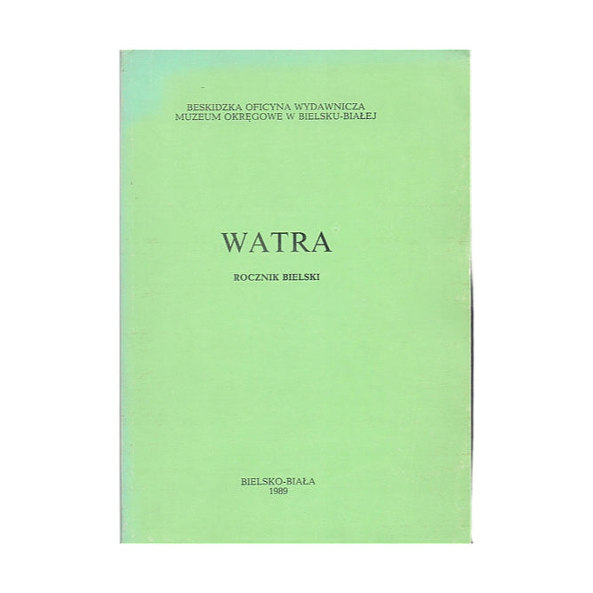 Watra. Rocznik bielski. 1989