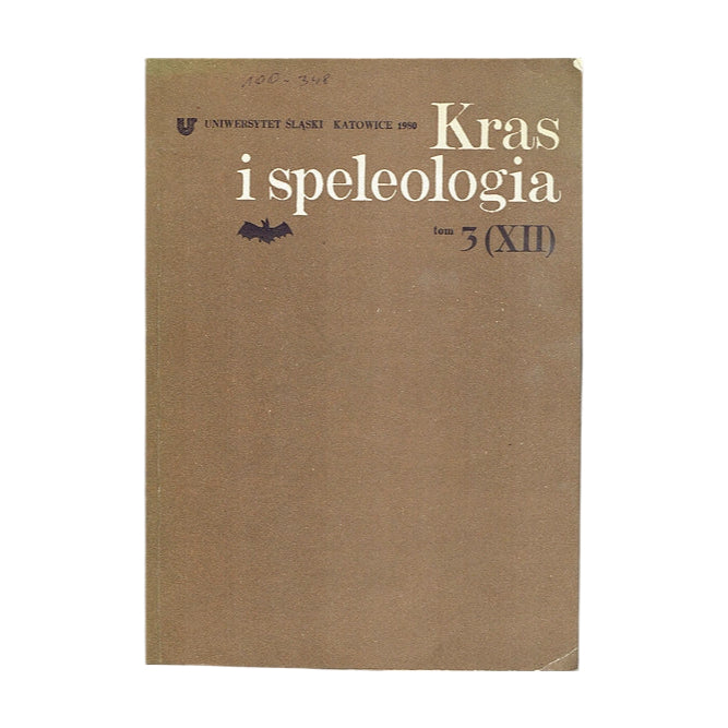 Kras i speleologia tom 3(XII)