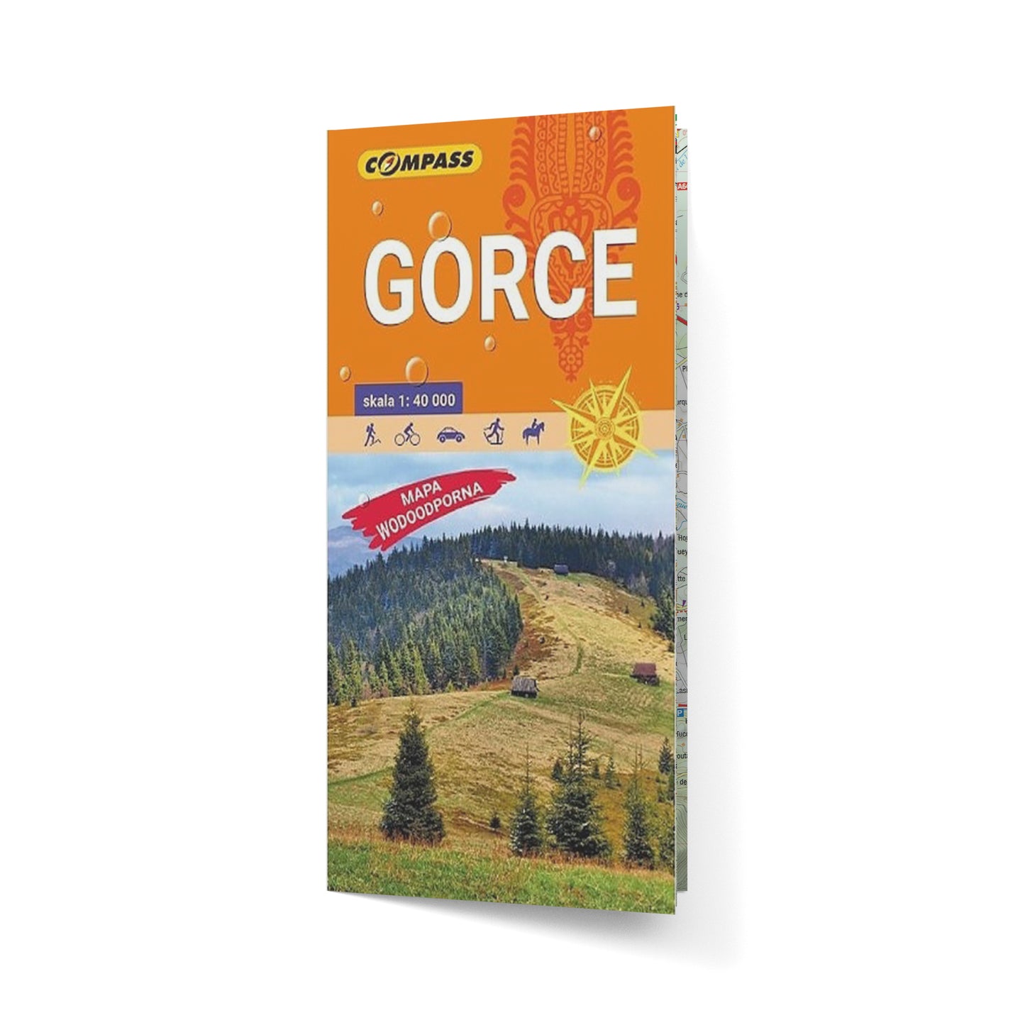 Gorce 1:40 000. Mapa turystyczna wodoodporna