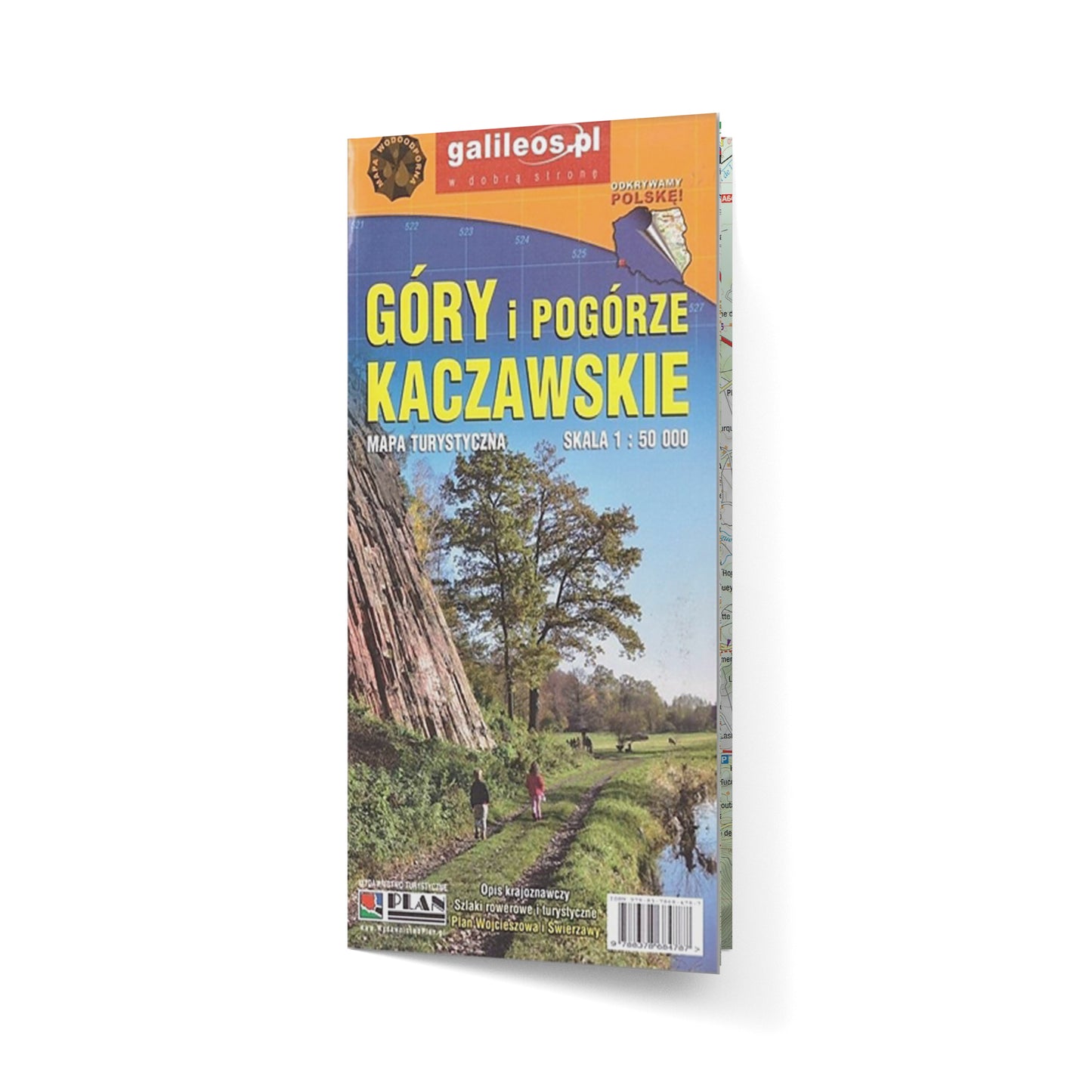 Góry i Pogórze Kaczawskie 1:50 000. Laminowana mapa turystyczna