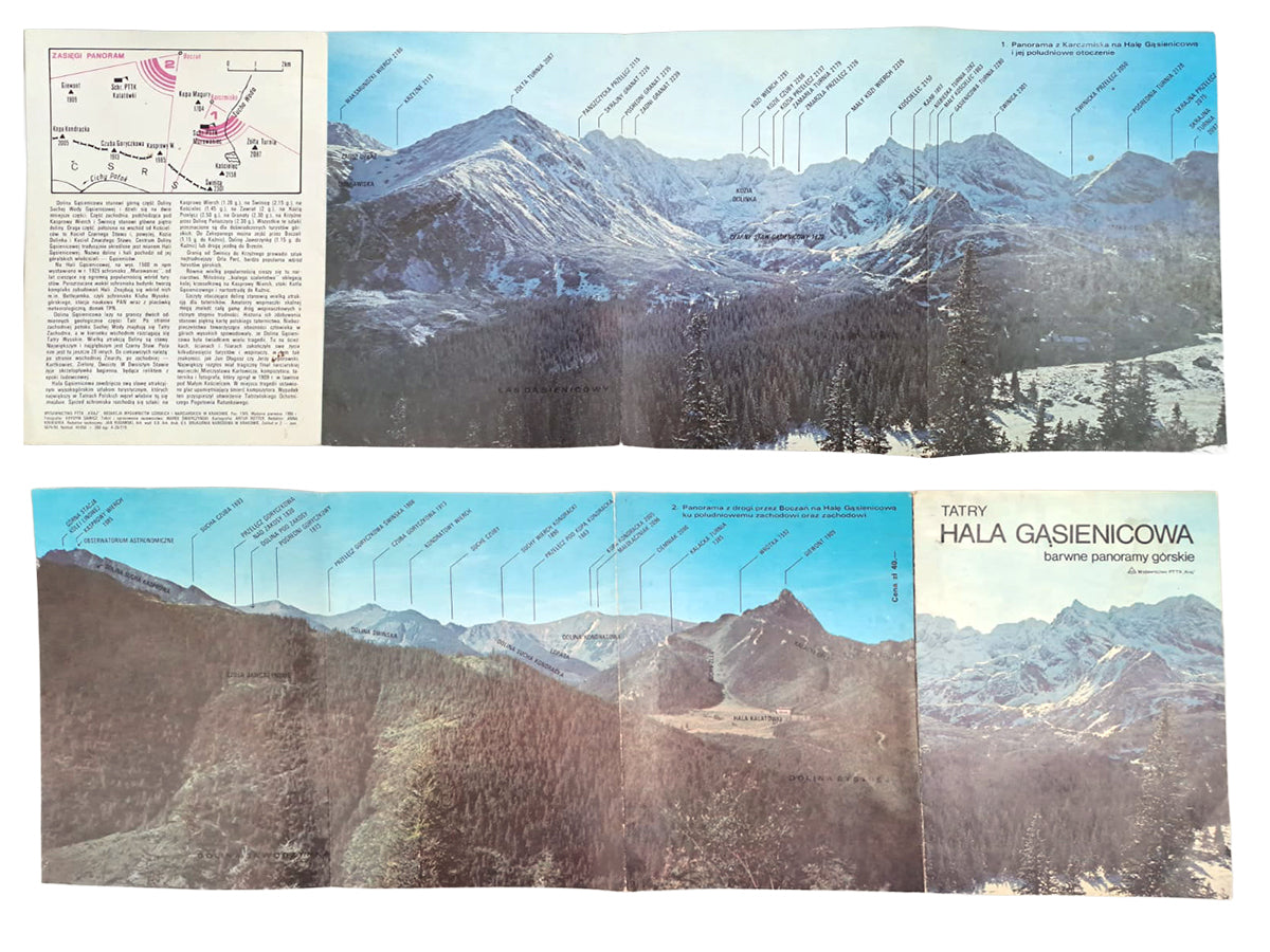 Tatry. Hala Gąsienicowa. Barwne panoramy górskie