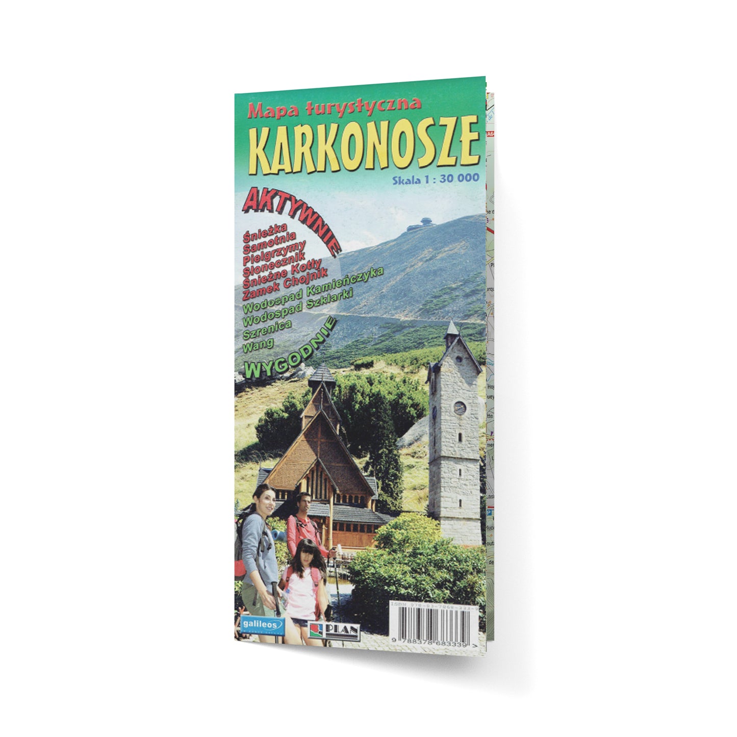 Karkonosze. Mapa turystyczna 1:30 000