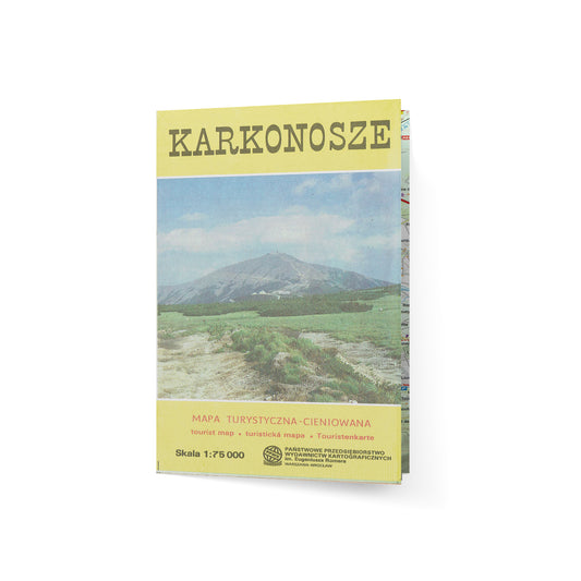 Karkonosze. Mapa turystyczna cieniowana. Skala 1:75 000