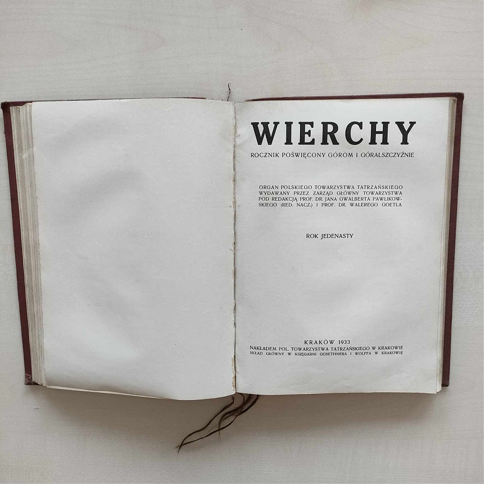 Wierchy 11/1933 + 12/1934