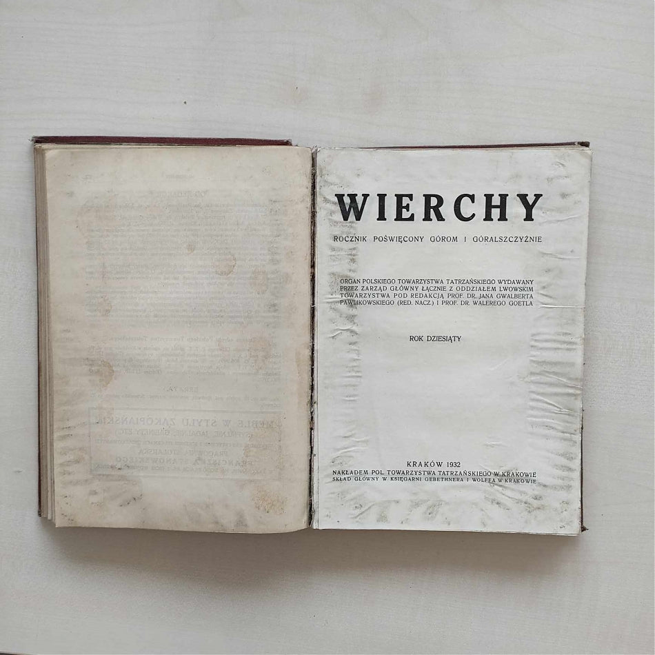 Wierchy 9/1931 + 10/1932