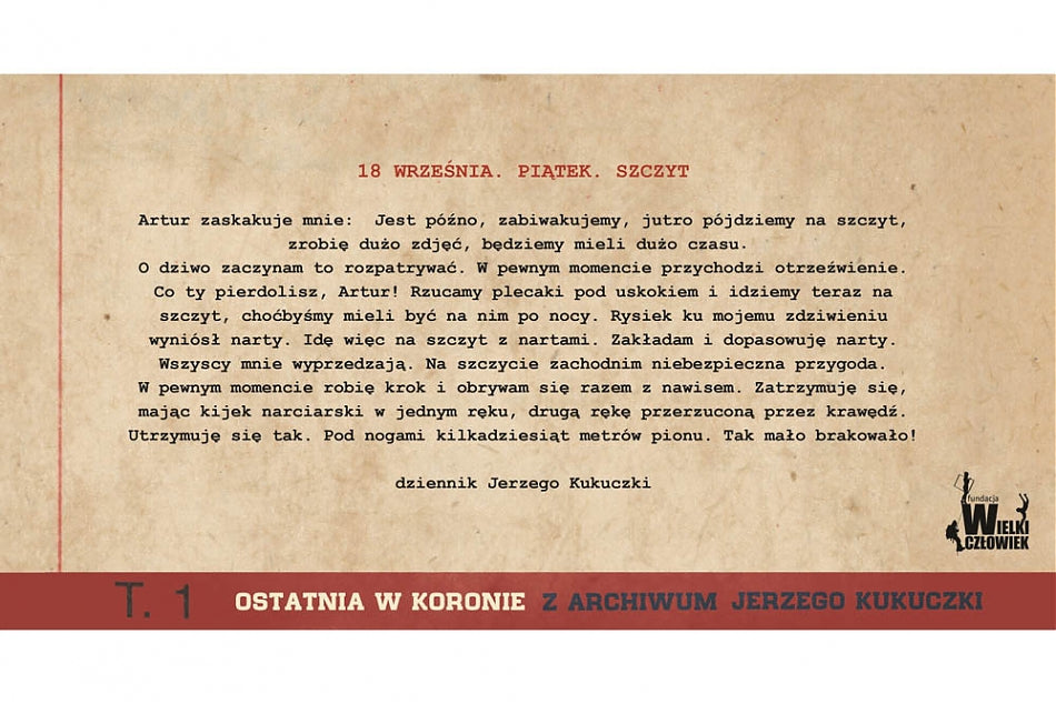 Ostatnia w koronie. Z archiwum Jerzego Kukuczki + DVD