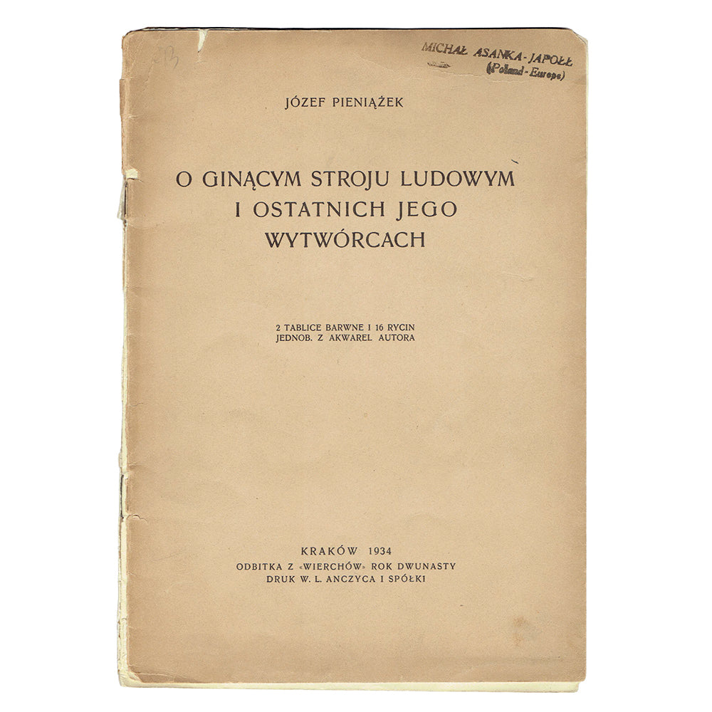 O ginącym stroju ludowym i ostatnich jego wytwórcach