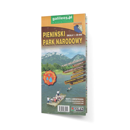 Pieniński Park Narodowy. Mapa laminowana 1:25 000