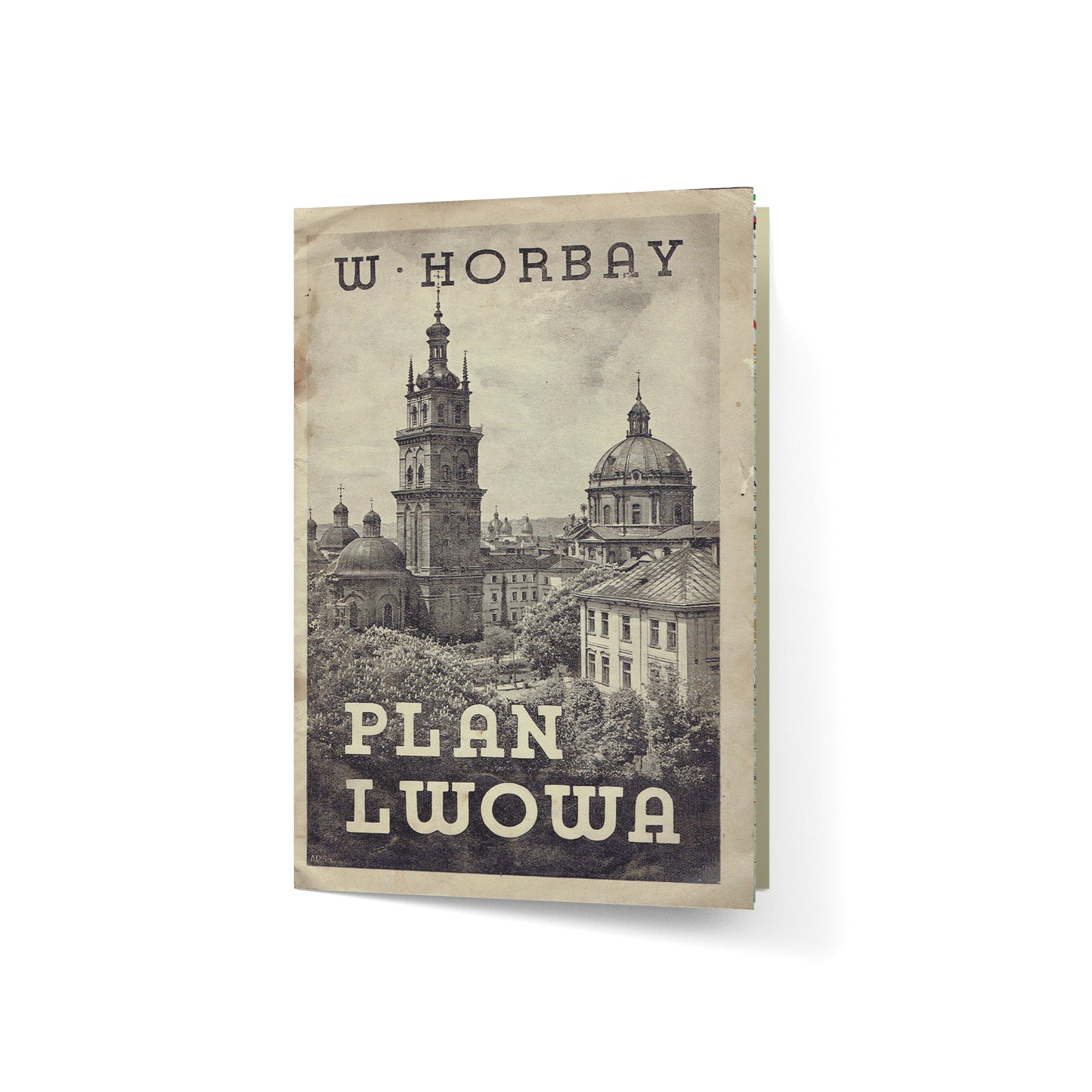 Plan orientacyjny wielkiego Lwowa z przewodnikiem