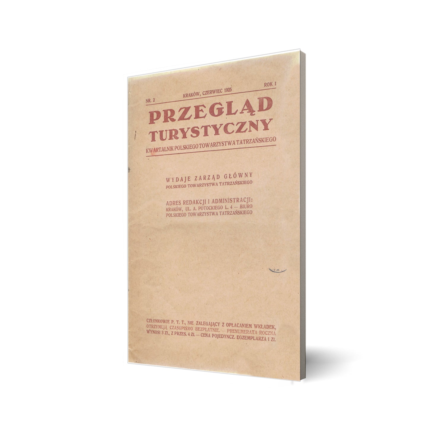 Przegląd Turystyczny. Rok I, nr 2 1925