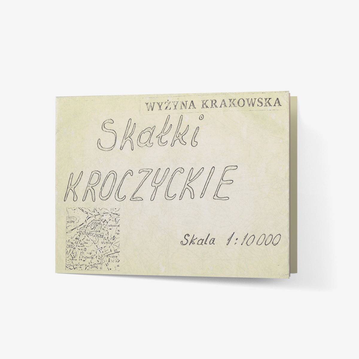 Skałki kroczyckie 1:10 000. Wyżyna Krakowska