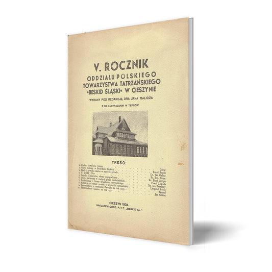 V Rocznik jubileuszowy Oddziału Polskiego Towarzystwa Tatrzańskiego "Beskid Śląski" w Cieszynie
