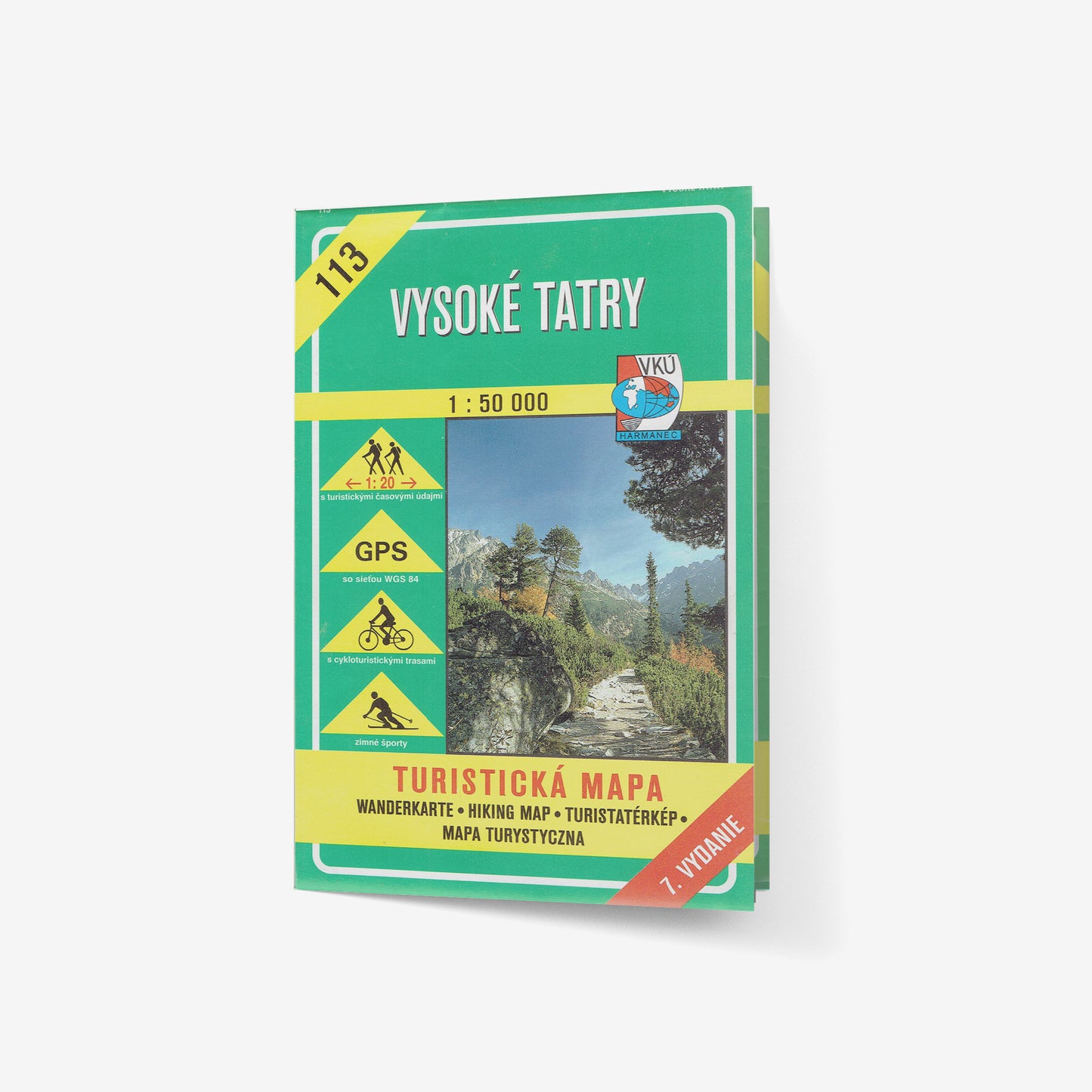 Turistická mapa + textová časť 113 - 1 : 50 000 - Vysoké Tatry