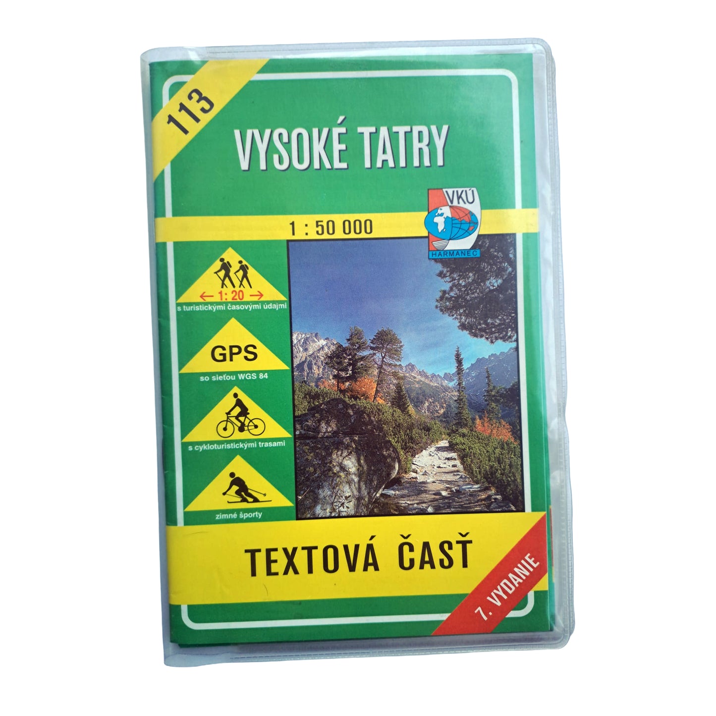 Turistická mapa + textová časť 113 - 1 : 50 000 - Vysoké Tatry