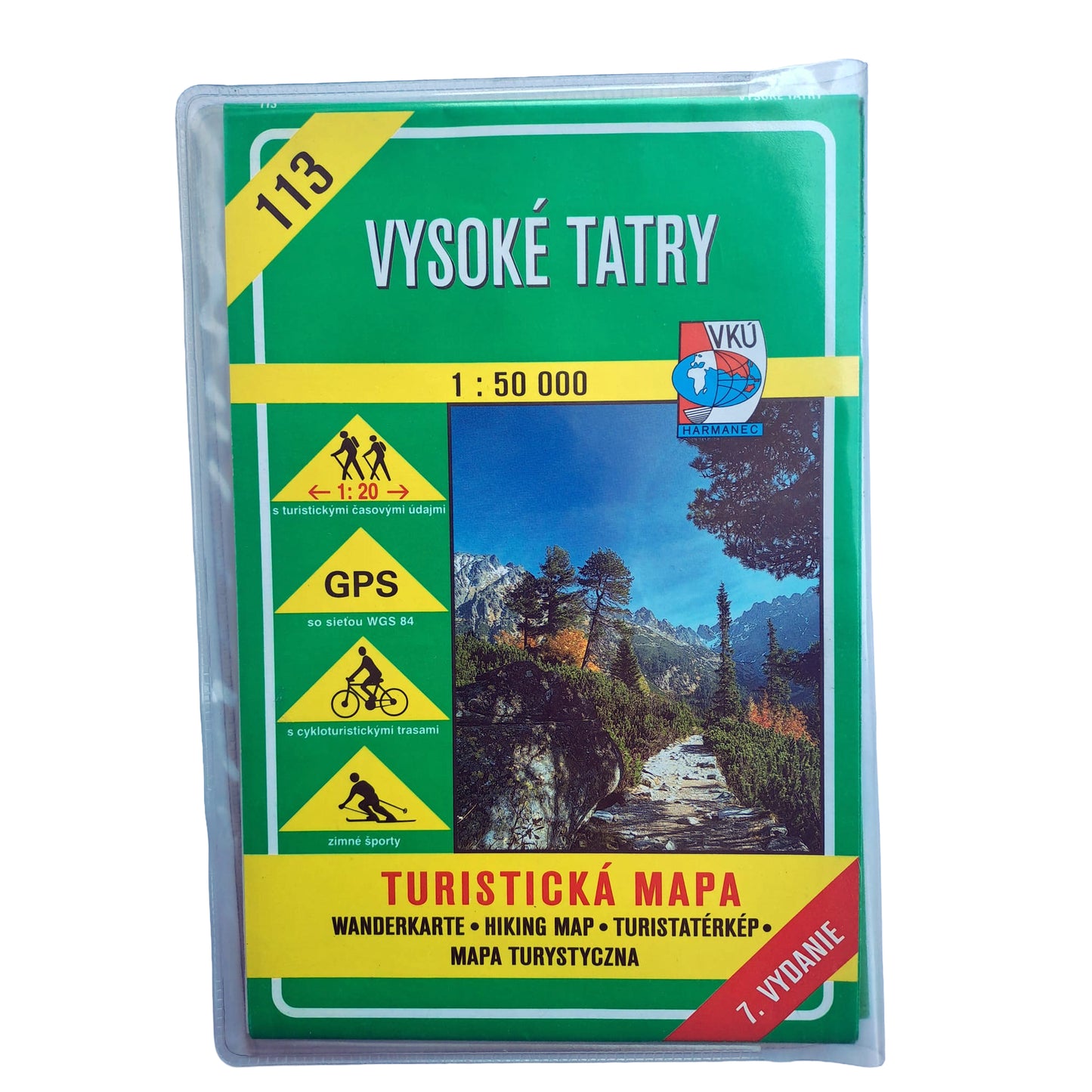 Turistická mapa + textová časť 113 - 1 : 50 000 - Vysoké Tatry
