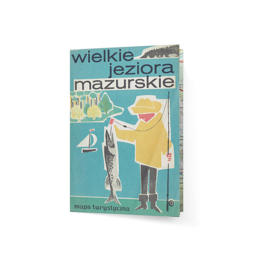 Wielkie jeziora mazurskie. Mapa turystyczna 1:120 000